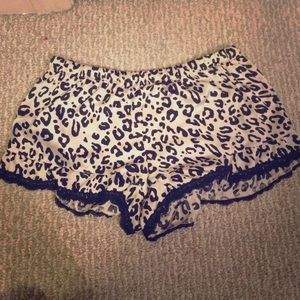 Cheetah Print sleep shorts