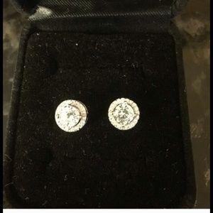 🎉SOLD🎉925 silver and cubic zirconia earrings