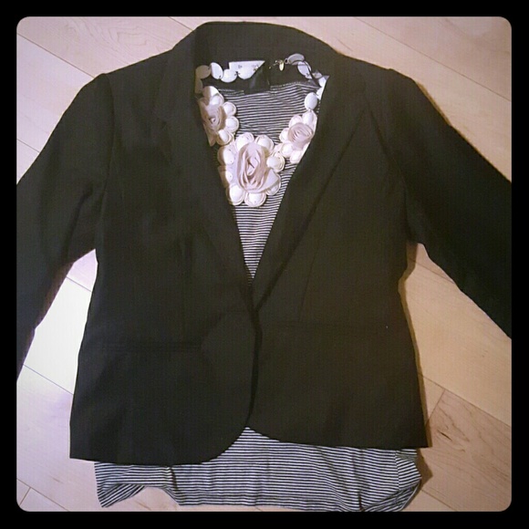 One button blazer women