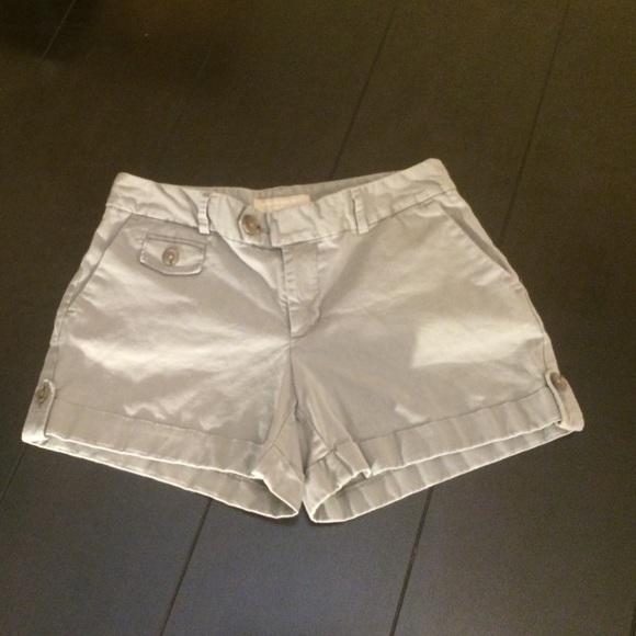 Khaki cotton BR shorts