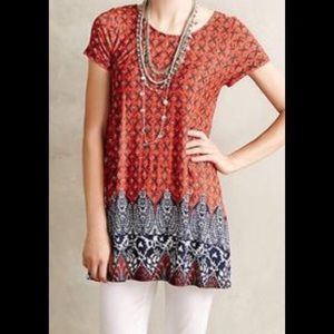 Anthropologie | Puella Tribal Paisley Tunic