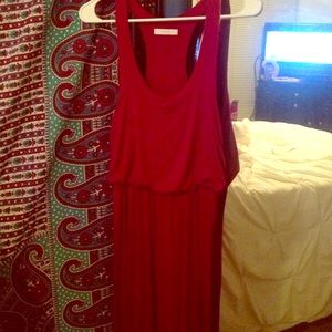 Lush Maroon Maxi