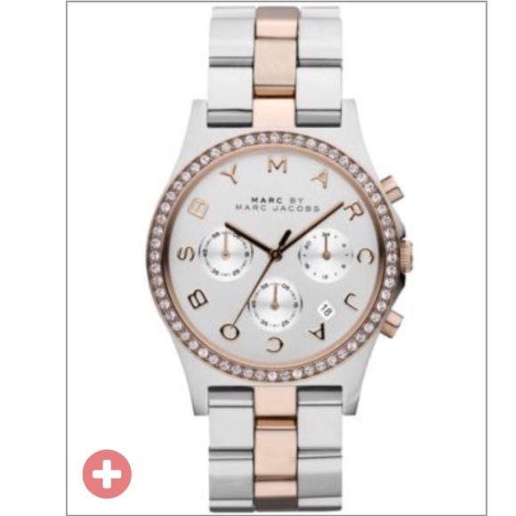 Marc by marc Jacobs two toned rose gold watch