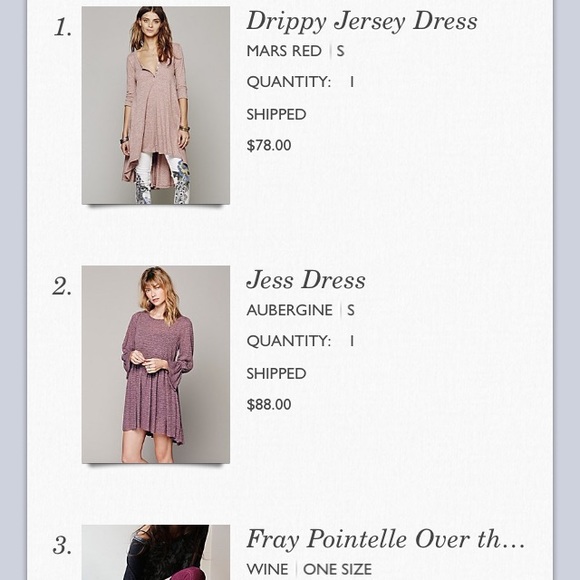 Free People Tee Shirt Dress. Worn once!