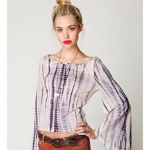 Free People Ashbury Bell Sleeve Top