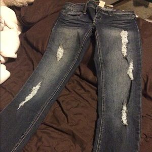 Blue asphalt "ripped" jeans size 3