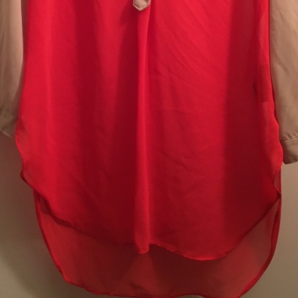 Semi sheer chiffon blouse - Picture 2 of 2