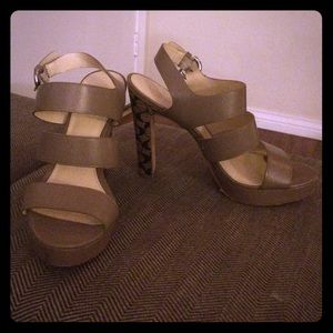 Coach platform strappy heals