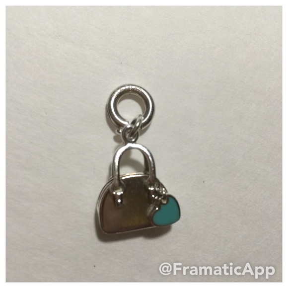 Tiffany & Co. Handbag w/Tiffany Blue Heart Charm