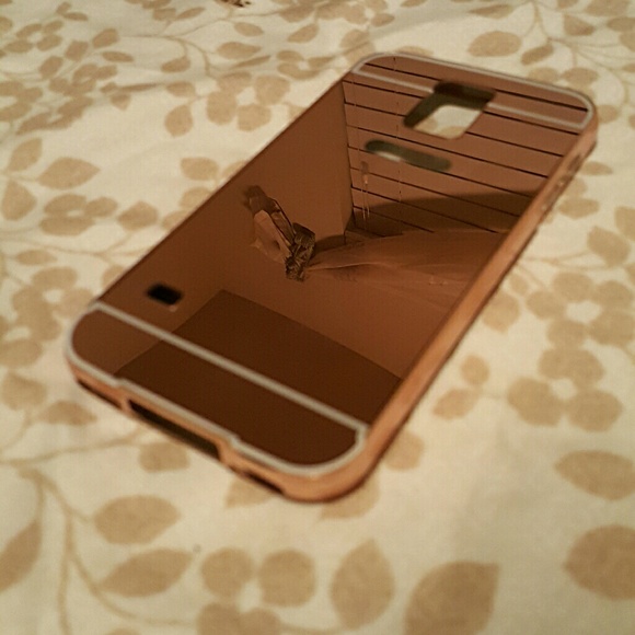 Rosegold mirror galaxy s5 case