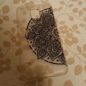 Clear mandala galaxy s5 phone case