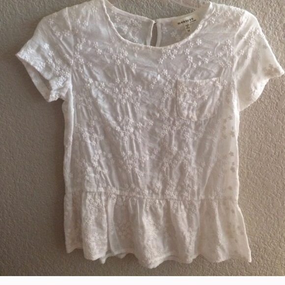 Adorable Peplum shirt! All cotton, cute and comfy!
