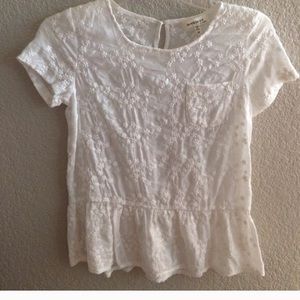 Adorable Peplum shirt! All cotton, cute and comfy!