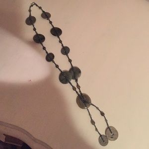 Laborite and coin necklace! Gorgeous!