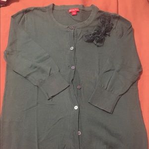 Three quarter sleeve cardigan