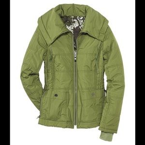Green Puffer Coat Jacket