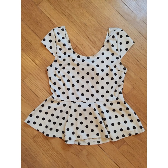 polka-dot babydoll