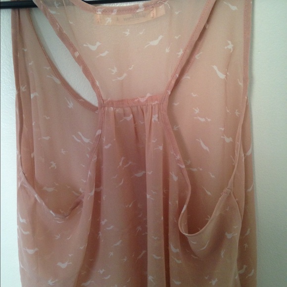 ๐ Pink Sheer Tank ๐ - Picture 3 of 4