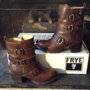 Frye Vera Buckle boots