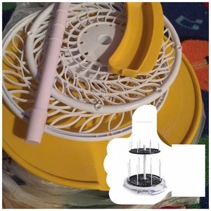 Spinning bottle rack