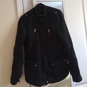 Navy blue winter coat