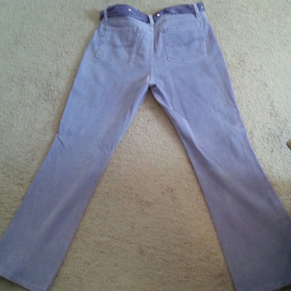 🎀No Boundaries,Size 13,Grape purple,Corduroy jeans, with belt - Picture 4 of 4