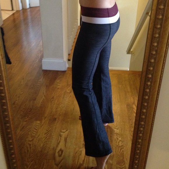 Lululemon Groove Pants. Dark Gray Denim - Picture 4 of 4