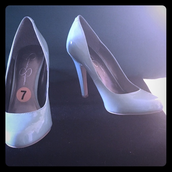 Mint green Jessica Simpson pumps