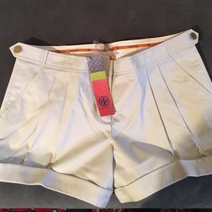 Tory Burch light tan shorts.  New with tags.  12