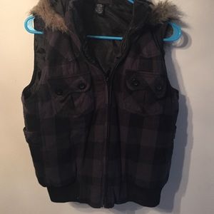 Warm flannel vest!