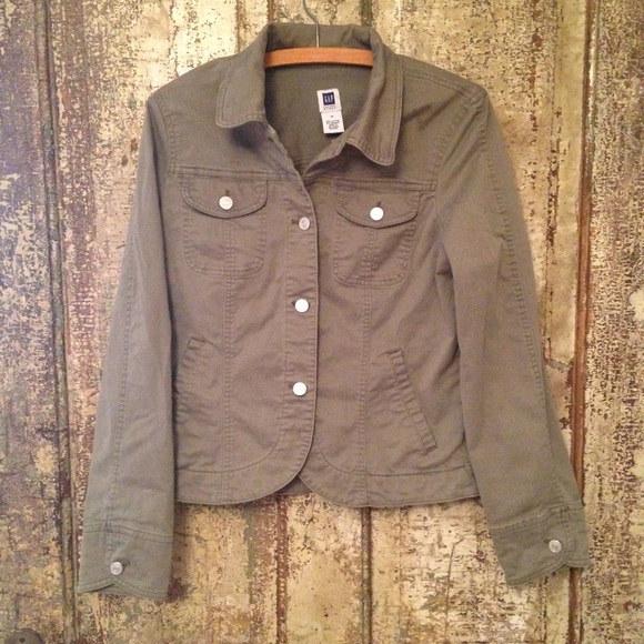 Price Drop!  GAP Olive green jacket