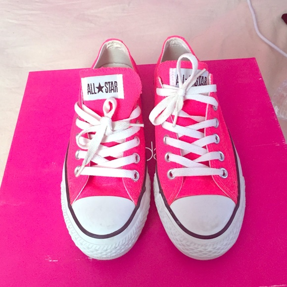Pretty Pink Converse Sneakers