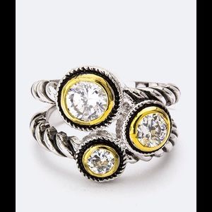 Triple CZ Ring