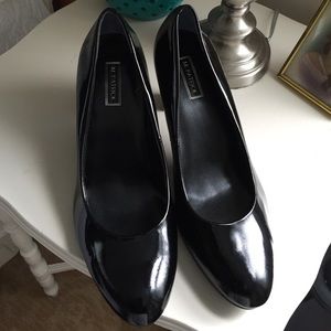 Gorgeous Black Patent Leather Heels Size 8.5