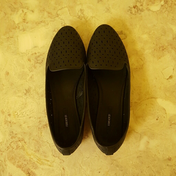 Black Oxford Flats