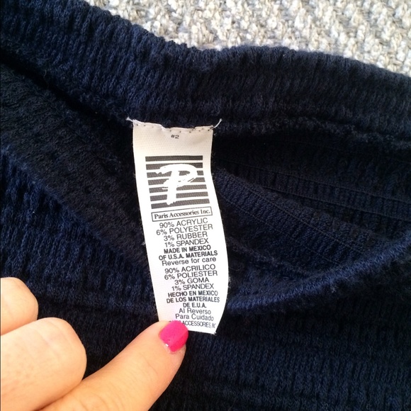 Navy tube top - Picture 2 of 2