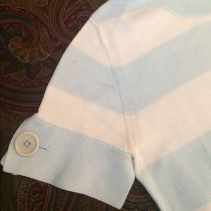 Cream and light blue Banana Republic