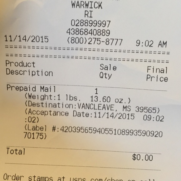 📦📬SHIPPED TODAY📦