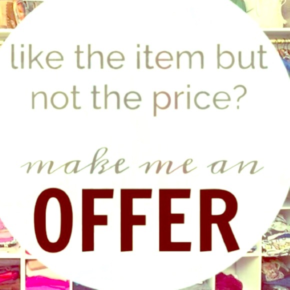 Prices are NEGOTIABLE!  Just make me an offer! 💕