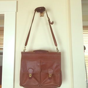 Coach leather briefcase