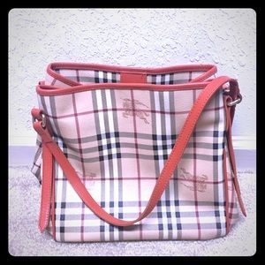 Burberry tote with inside coin purse