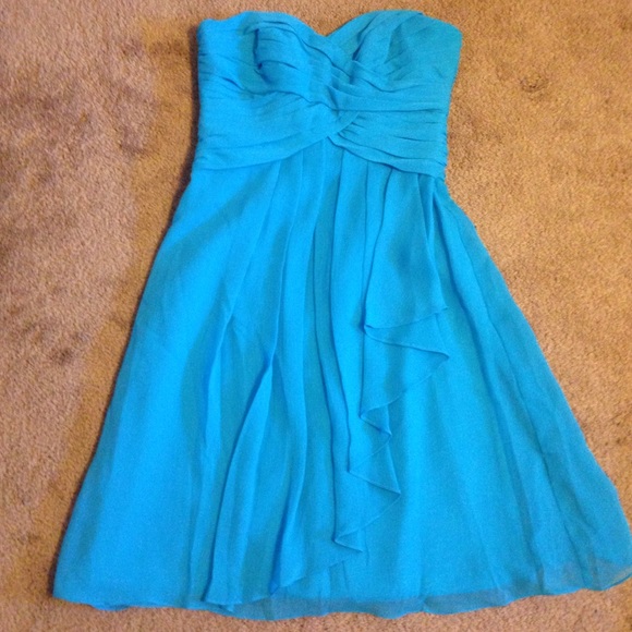 Blue homecoming dress