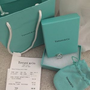Tiffany & Co. Sterling Infinity Ring