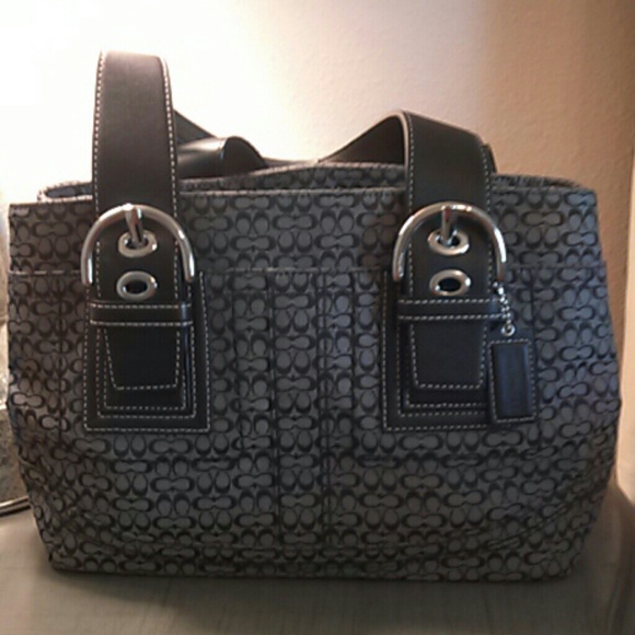 Coach Signature Black Purse