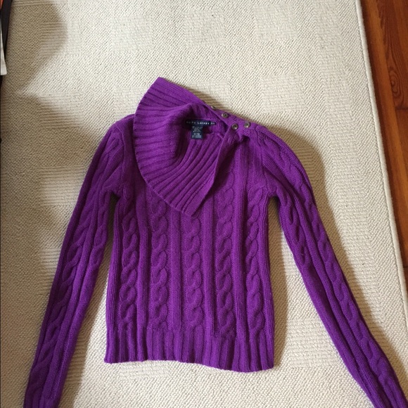 Ralph Lauren purple sweater
