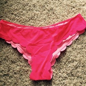 VS PINK Scalloped Bikini Bottoms