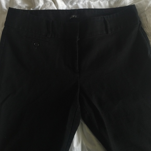 Ann Taylor The Loft size 8 ZOE straight leg black