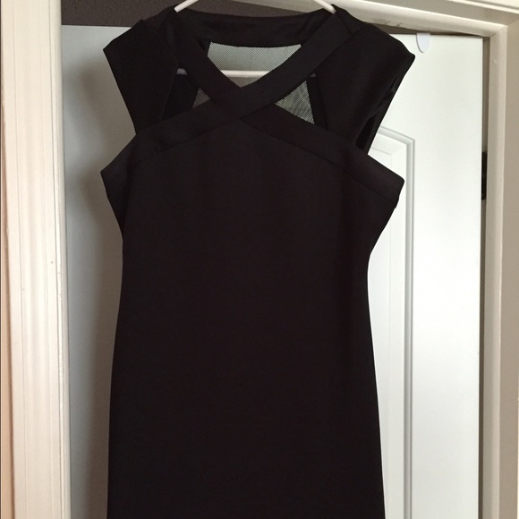 Sleeveless little black dress