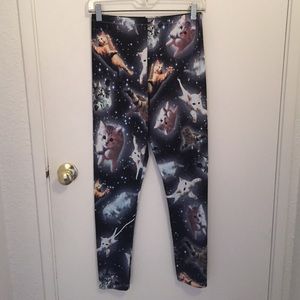 Hilarious space cat tights!
