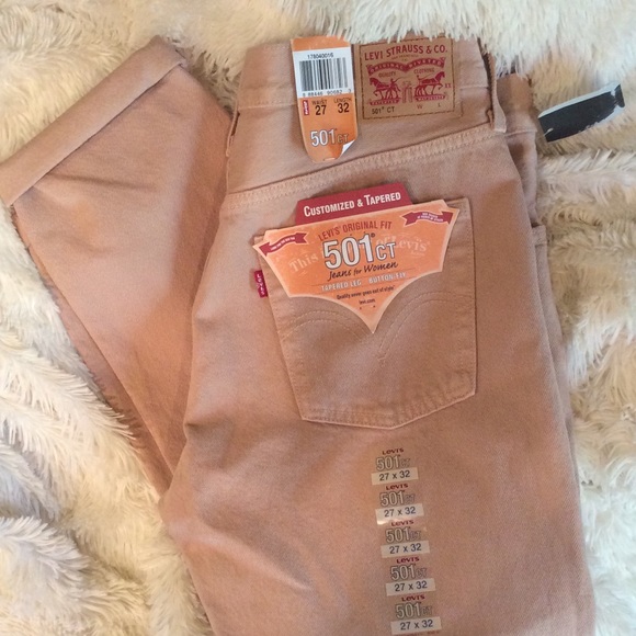 Levi's 501 "CT"  Cutomized & Tapered Denim Jeans - Picture 4 of 4